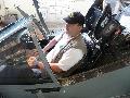 On the Harrier Gr3 Jumpjet cockpit