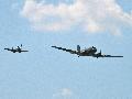 DC-3 Dakota and Spitfire RAF BBMF