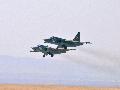 Two Su-25K take off Bulgarian AF