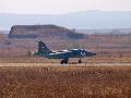 Su-25K taxiing from Bezmer, Bulgarian AF