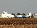 Il-76 and AN-12 the Airport in Burgas