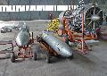Ljuka AL-21 afterburning turbojet and gunpods