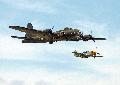 B-17 and P-51 Mustang