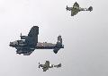 Spitfire, Hurricane, and AVRO Lancaster BBMF, RAF