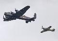 Hawker Hurricane and AVRO Lancaster BBMF, RAF