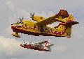 CL-415 (S2) Tracker and Canadair EC-145