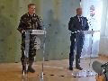 Tibor Benk the army general staff chief and Istvan Simicsk Minister od Defence