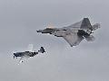 P-51 Mustang and F-22 Raptor