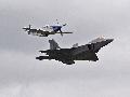 P-51 Mustang and F-22 Raptor