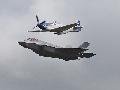 P-51 Mustang and F-35B US Heritage Flight