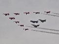 Red Arrows, Typhoons and F-35B RAF
