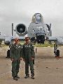 A-10C Indiana ANG and two ANG pilot