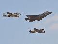 Supermarine Spitfire, P-51 Mustang and F-35A Lightning II